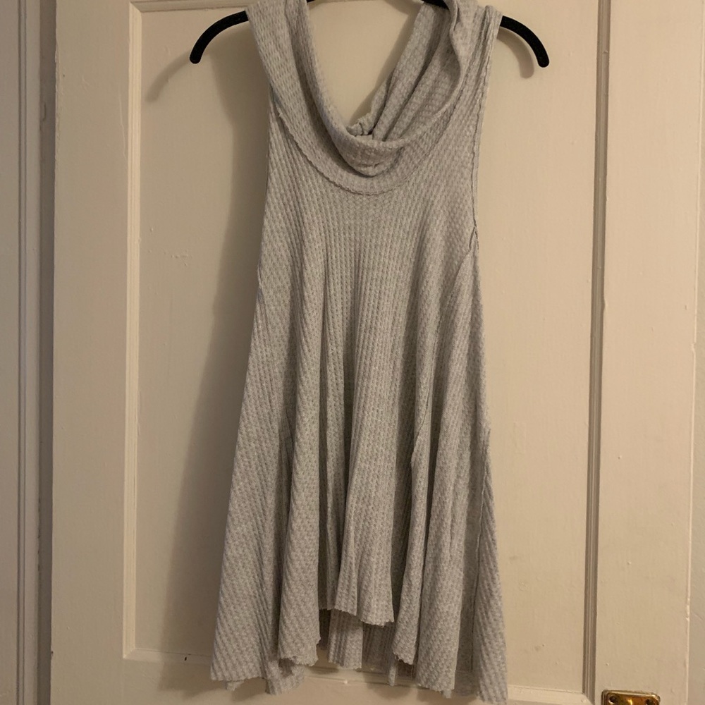 Grey free people tank